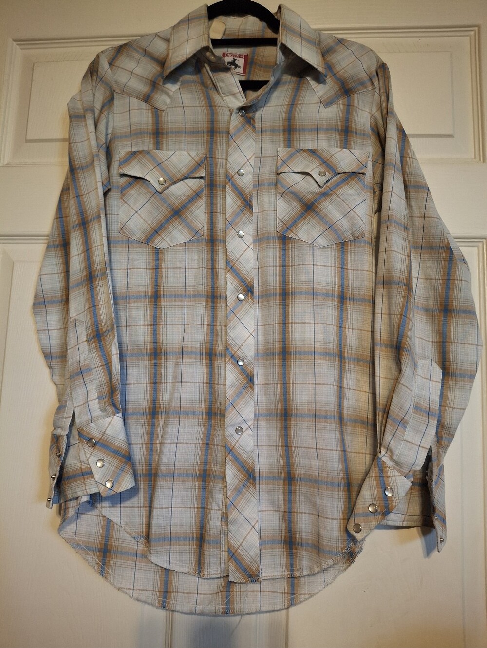 Chute #1 Men's Plaid Western Pearl Snap Shirt